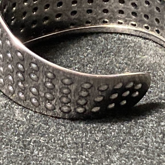 Set of 4 Silver Toned Light Studded Cuff Bracelets - Picture 3 of 14